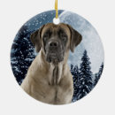 Search for mastiff christmas tree decorations Animal