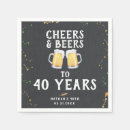 Search for cheers and beers napkins Chalkboard