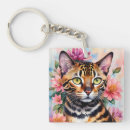 Search for bengal key rings Feline