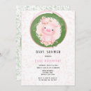 Search for pink pigs baby shower invitations For kids