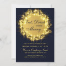 Search for navy gold christmas invitations Company