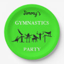 Search for gymnastics party plates Birthday