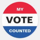 Search for your vote counts stickers Voter