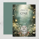 Search for owl 1st birthday invitations Forest