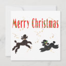 Search for poodle christmas cards Black