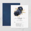 Search for navy and rose gold rsvp cards Blue