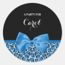Search for blue ribbon stickers Girly