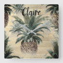 Search for gold pineapple clocks Trendy