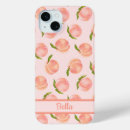 Search for peach fruit iphone cases Peachy