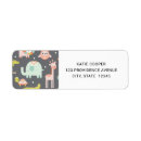 Search for cartoon animal return address labels Cute