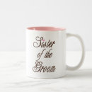 Search for sister of the groom mugs Bridal party