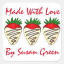 Search for chocolate covered strawberries stickers Strawberry