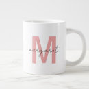 Search for large monogram mugs Birthday