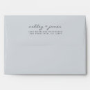 Search for elegant wedding envelopes Modern typography
