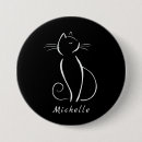 Search for black cat badges Minimalist