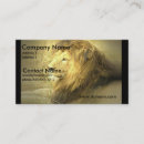 Search for lion business cards Predator