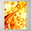 Search for winter snowflake posters Gold