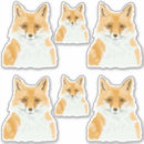 Search for nature kids stickers Foxes