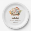 Search for woodland baby shower plates Fall