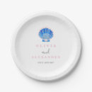 Search for beach wedding plates Blue