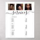 Search for service menu posters Makeup artist