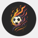 Search for soccer flames stickers Coach
