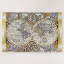 Search for old world map puzzles Vintage