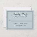 Search for dusty blue rsvp cards Traditional