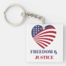 Search for american freedom key rings Justice