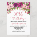 Search for twenty fifth birthday invitations Floral
