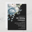 Search for women 50th birthday invitations Black