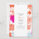 Search for blue abstract pattern invitations Watercolor
