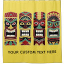 Search for tiki shower curtains Hawaii