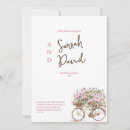 Search for flower engagement party invitations Pink