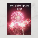 Search for firework vertical postcards Red