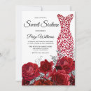 Search for hearts sweet 16 invitations Party