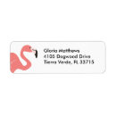 Search for flamingo bird return address labels Wildlife