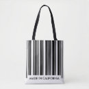 Search for barcode tote bags Black