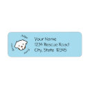 Search for animal rescue return address labels Dog