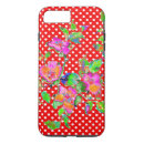 Search for red and white polka dots iphone cases Flower
