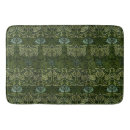 Search for green leaves bath mats William morris