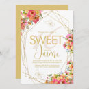 Search for floral sweet 16 invitations Garden