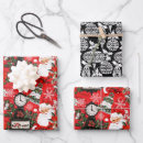 Search for clock wrapping paper Snow