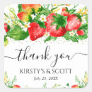 Search for strawberry wedding stickers Floral