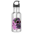 Search for sugar skull water bottles Dia de los muertos