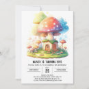 Search for toadstool birthday invitations Woodland