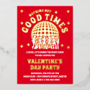 Search for disco ball seasonal invitations Red