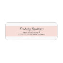 Search for pink stripe return address labels White