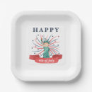 Search for statue of liberty plates Red white and blue