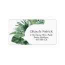 Search for tropical design return address labels Floral